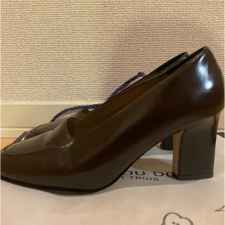 美品　ビュルデサボン　パンプス　ブラウン　S