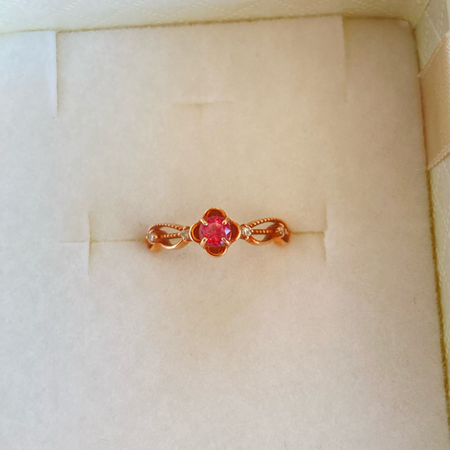 ete(エテ)のA・D・A K10 ピンクゴールドダイヤモンドリング レディースのアクセサリー(リング(指輪))の商品写真