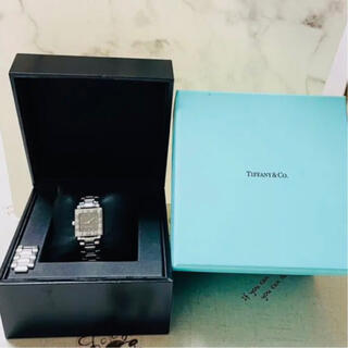 ティファニー(Tiffany & Co.)の美品　TIFFANY&Co. ティファニー　アトラス スクエア　クォーツ　(腕時計)