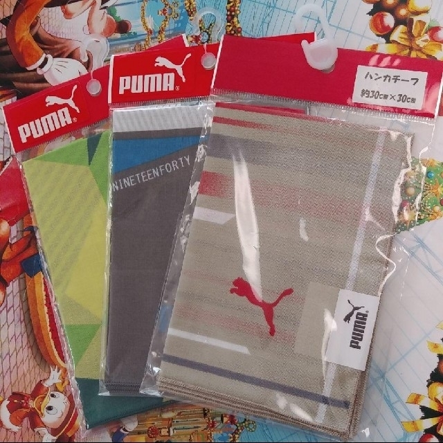 PUMA(プーマ)のPUMA　ハンカチセット メンズのファッション小物(ハンカチ/ポケットチーフ)の商品写真