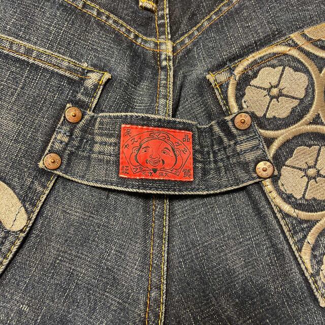 EVISU   EVISU [濃紺プラチナ刺繍カモメ&家紋 SIZEの通販 by 清掃員