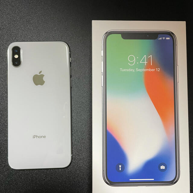 スマートフォン/携帯電話iphoneX 256gb simフリー white