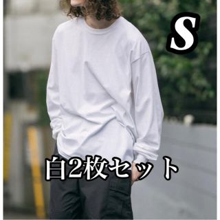 ギルタン(GILDAN)の新品未使用. GILDAN ギルダン 6oz 無地長袖ロンT 白 2枚セット(Tシャツ/カットソー(七分/長袖))