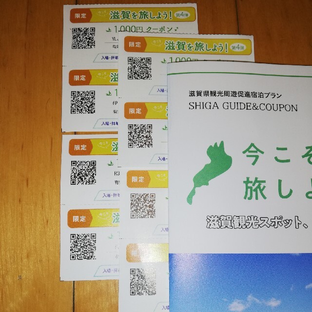 今こそ滋賀を旅しよう　第4弾　クーポン券　限定券 8,000円分