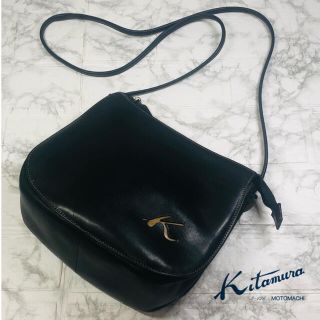 キタムラ(Kitamura)の☆min's shop様専用☆ Kitamura オールレザー　ロゴ　カットワー(ショルダーバッグ)