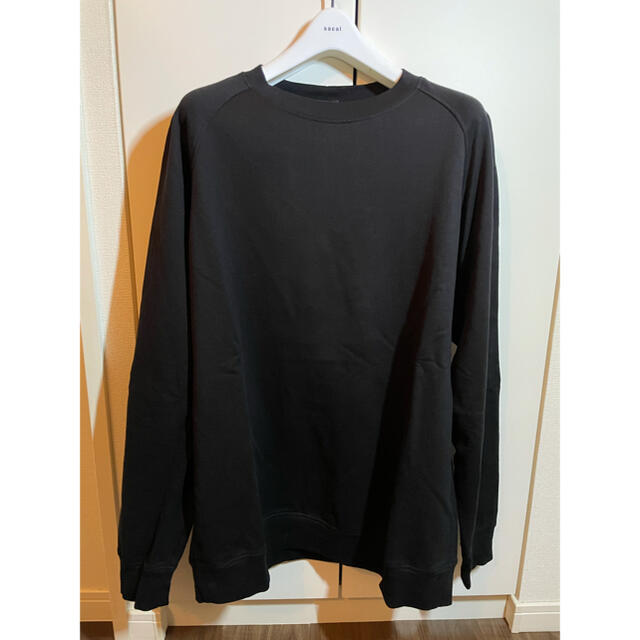 COMOLI(コモリ)のcomoli コットンシルク長袖クルー ブラック 2 メンズのトップス(Tシャツ/カットソー(七分/長袖))の商品写真