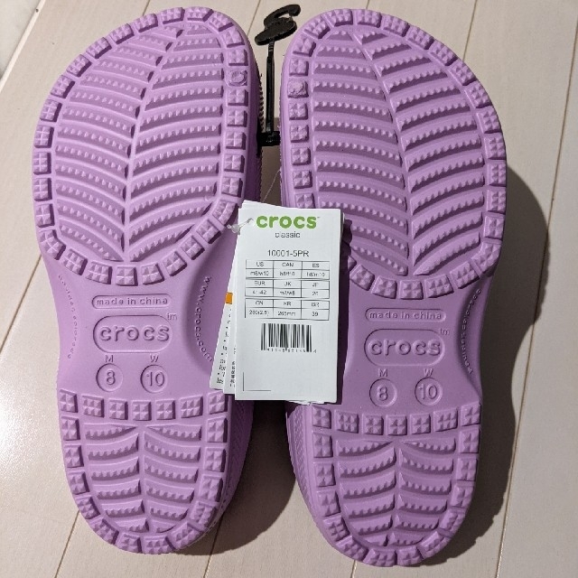 CROSS(クロス)の★お値下げ中★CROCS クロックス　クラシック　オーキッド レディースの靴/シューズ(サンダル)の商品写真