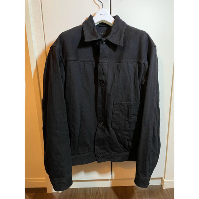 COMOLI(コモリ)のcomoli デニムジャケット ブラック 1 メンズのジャケット/アウター(Gジャン/デニムジャケット)の商品写真