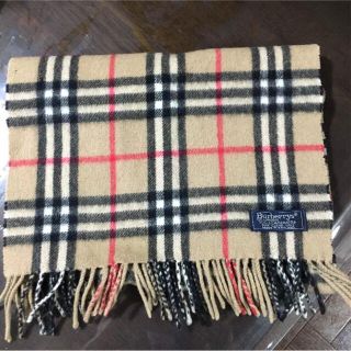 バーバリー(BURBERRY)の【送料込み】バーバリーカシミアマフラー(マフラー/ショール)