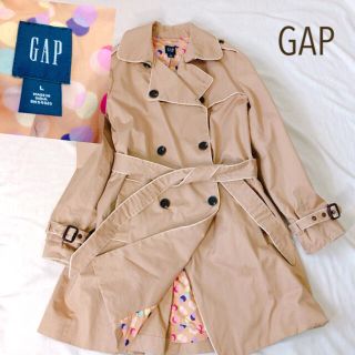 ギャップ(GAP)のトレンチコート ベージュ　ギャップ　ホワイトステッチ(トレンチコート)