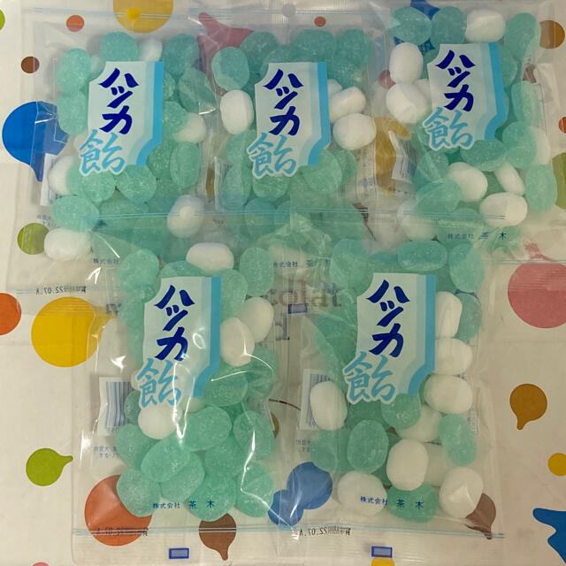 茶木 ハッカ飴 5袋 食品/飲料/酒の食品(菓子/デザート)の商品写真