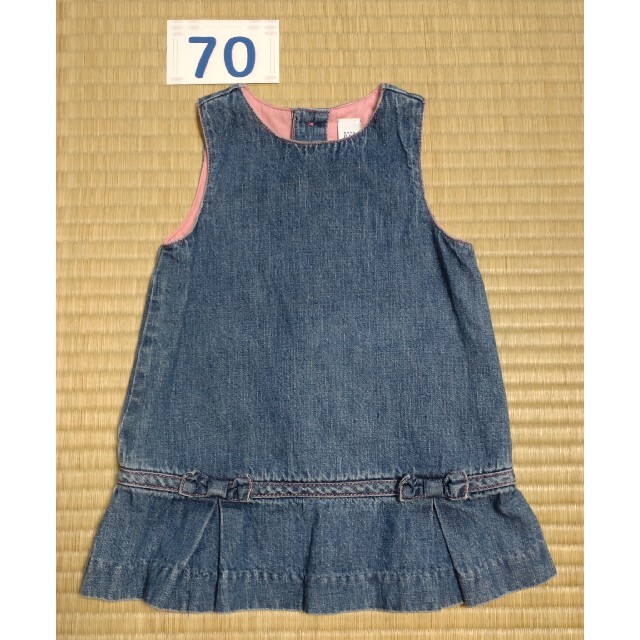 babyGAP(ベビーギャップ)のベビーギャップ ジャンパースカート 70 キッズ/ベビー/マタニティのベビー服(~85cm)(ワンピース)の商品写真