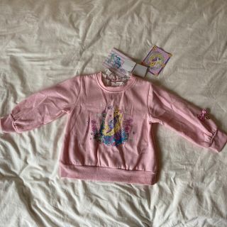 シマムラ(しまむら)の新品♡エコネコ　ディズニー　コラボ　女の子　ラプンツェル　100 トレーナー(Tシャツ/カットソー)