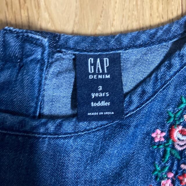 babyGAP(ベビーギャップ)のワンピース　長袖　100cm  キッズ/ベビー/マタニティのキッズ服女の子用(90cm~)(ワンピース)の商品写真