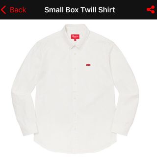 Supreme Small Box Shirt White L キムタク着用