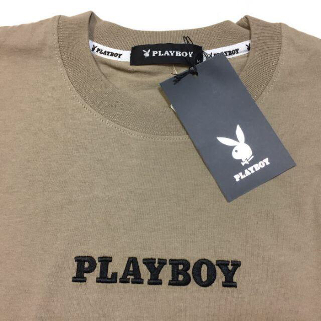 PLAYBOY(プレイボーイ)の新品 正規　ＸＬ　PLAYBOY プレイボーイ　ドロップショルダー ロンＴ　長袖 メンズのトップス(Tシャツ/カットソー(七分/長袖))の商品写真