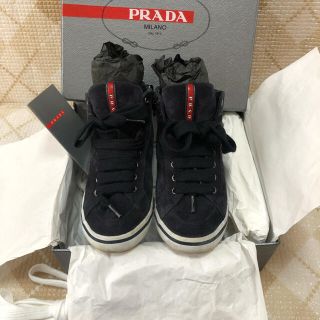 プラダ(PRADA)のプラダキッズ　ハイカットスニーカー(スニーカー)