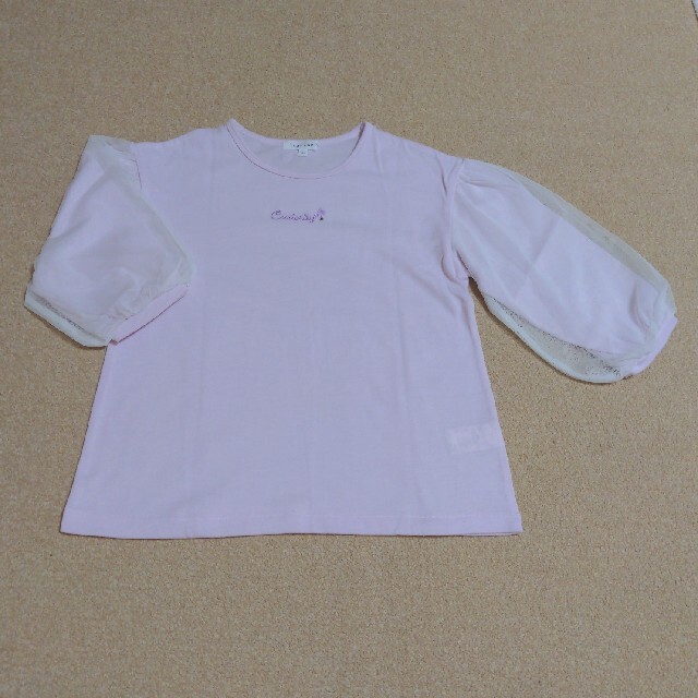 3can4on(サンカンシオン)の薄ピンク７分袖　140 キッズ/ベビー/マタニティのキッズ服女の子用(90cm~)(Tシャツ/カットソー)の商品写真