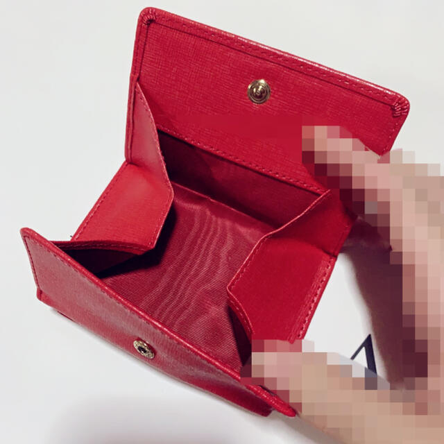 Furla(フルラ)のFURLA ミニ財布 赤 美品 レディースのファッション小物(財布)の商品写真