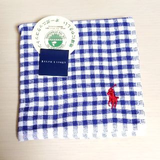 ラルフローレン(Ralph Lauren)の【新品タグ付き】ラルフローレン チェックタオルハンカチ(ハンカチ/ポケットチーフ)