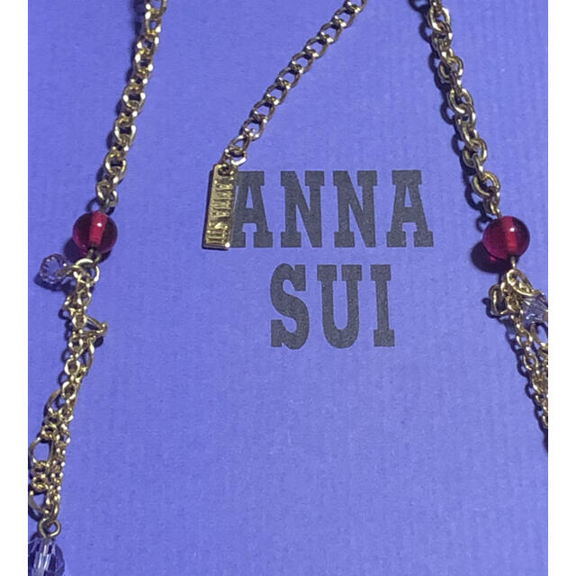 ANNA SUI いちご????ホワイトホースネックレス 5