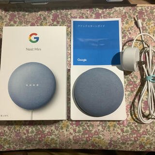 グーグル(Google)のGoogle nest mini 第2世代　スカイ(スピーカー)