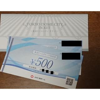 東京ドームシティ（TDC）利用券（500→430×20枚）(その他)