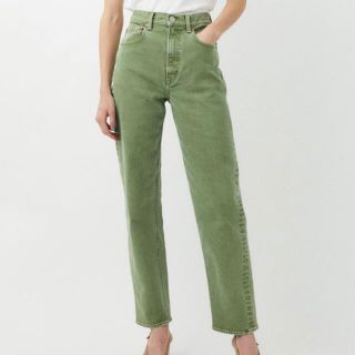 マウジー(moussy)のMOUSSY PLAIN JEANS COLOR STRAIGHT 24インチ(デニム/ジーンズ)