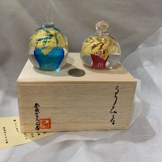 雛内裏　ガラス工芸品　新品