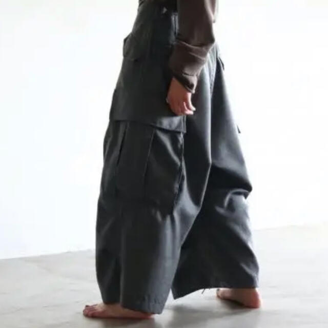 SOUMO | CARGO TROUSERS 51 (GRAY)ワークパンツ/カーゴパンツ