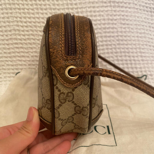 Gucci(グッチ)のGUCCI　オールドグッチ　ショルダーバッグ　ポシェット　ブラウン　ヴィンテージ レディースのバッグ(ショルダーバッグ)の商品写真