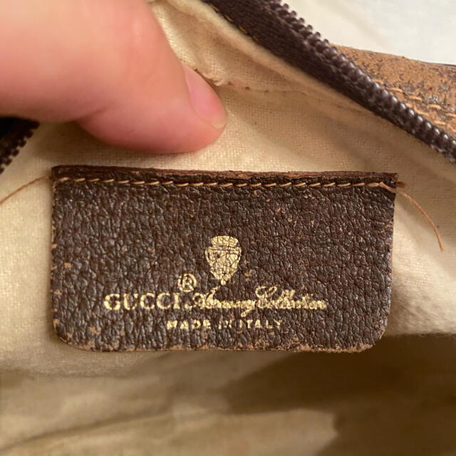 Gucci(グッチ)のGUCCI　オールドグッチ　ショルダーバッグ　ポシェット　ブラウン　ヴィンテージ レディースのバッグ(ショルダーバッグ)の商品写真