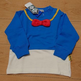 シューラルー(SHOO・LA・RUE)の新品 シューラルー ドナルド なりきりトレーナー 90(Tシャツ/カットソー)