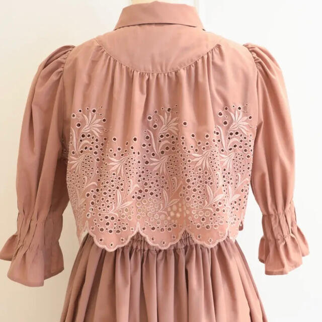 Herlipto Back Lace Midi Shirt Dress