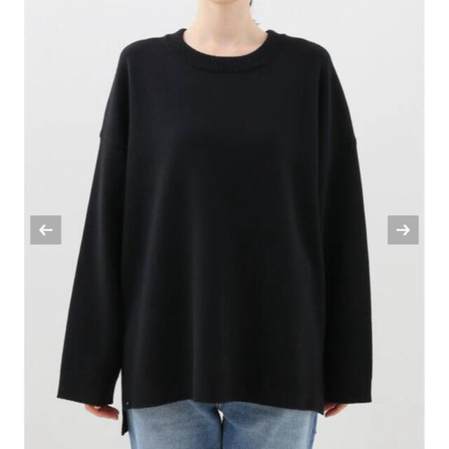 Deuxieme Classe COMFY クルーネック プルオーバー ブラック | www