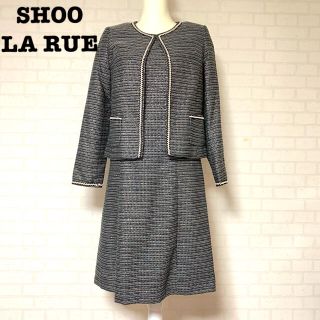 シューラルー(SHOO・LA・RUE)のレディーススーツ ワンピース＋ジャケット SHOO LA RUE M ツイード(スーツ)