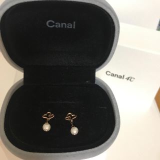 カナルヨンドシー(canal４℃)の10k♡パールピアス(ピアス)