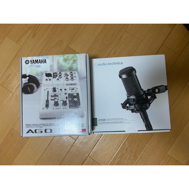 audio-technica(オーディオテクニカ)のYamaha ag03 & At2035 楽器のDTM/DAW(オーディオインターフェイス)の商品写真