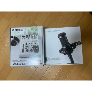 オーディオテクニカ(audio-technica)のYamaha ag03 & At2035(オーディオインターフェイス)