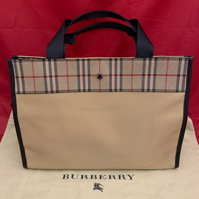 BURBERRY(バーバリー)のBurberry☆トートバッグ☆美品 レディースのバッグ(トートバッグ)の商品写真