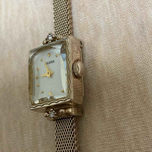 NOJESS(ノジェス)のnojessノジェス　スクエアフェイスジュエリーウォッチ腕時計　ベルト2本付き レディースのファッション小物(腕時計)の商品写真