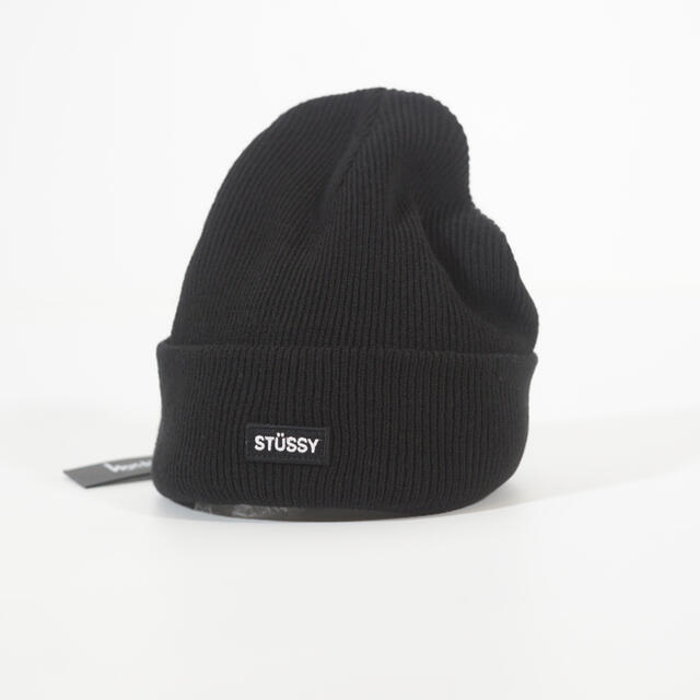 STUSSY(ステューシー)の◆日本未発売◆STUSSY  ロゴパッチ　カフ　ビーニー/ニットキャップ メンズの帽子(ニット帽/ビーニー)の商品写真