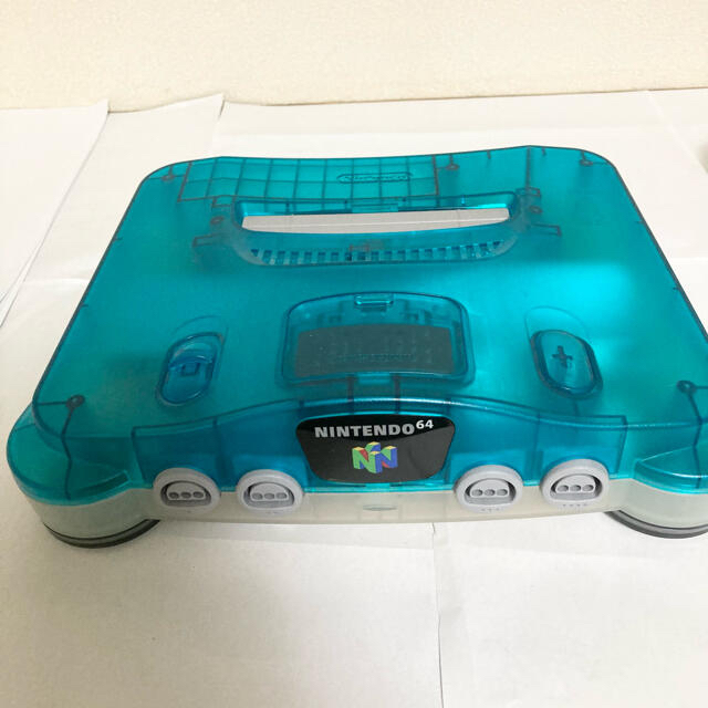 NINTENDO 64 - すぐ遊べるセット！ Nintendo64 クリアブルー メモリー 