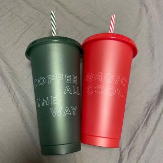 スターバックスコーヒー(Starbucks Coffee)の限定♡スターバックス　コールドカップ  クリスマス(ノベルティグッズ)