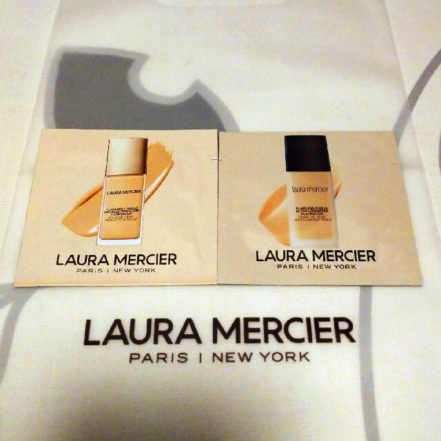 laura mercier(ローラメルシエ)のローラ メルシエ ファンデーション 試供品2点 コスメ/美容のベースメイク/化粧品(ファンデーション)の商品写真