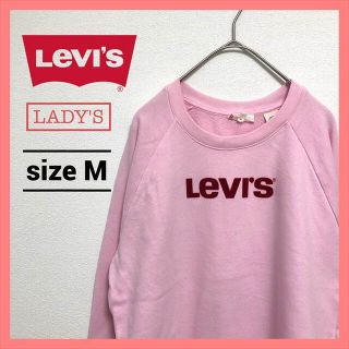 リーバイス(Levi's)の90s 古着 リーバイス スウェット トレーナー ビッグロゴ レディース M(トレーナー/スウェット)