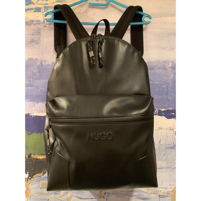 【HUGO】(hugo BOSS)バックパック ブラック　定価3.5万円