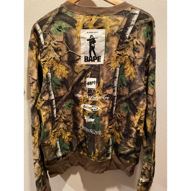 A BATHING APE(アベイシングエイプ)のA BATHING APE Frest camo manhunt トレーナー L メンズのトップス(スウェット)の商品写真