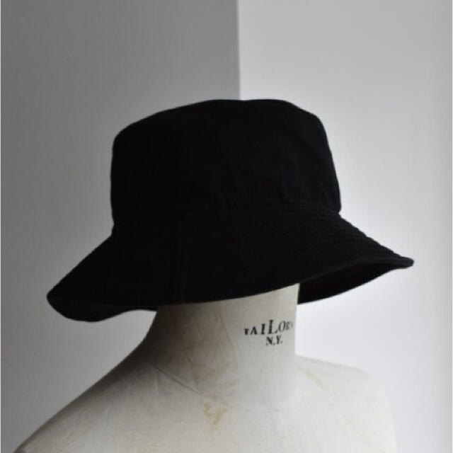 MINEDENIM Black Denim Bucket HAT - ハット