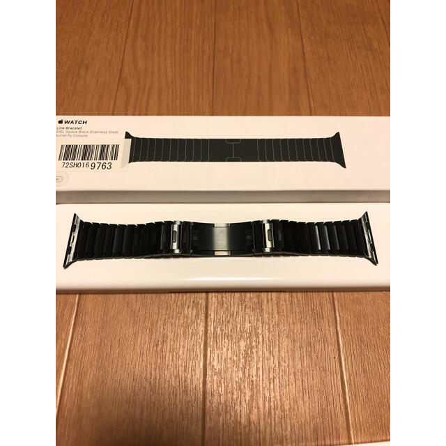 Apple Watch(アップルウォッチ)のApple Watch 42/44mm用 スペースブラック リンクブレスレット メンズの時計(腕時計(デジタル))の商品写真